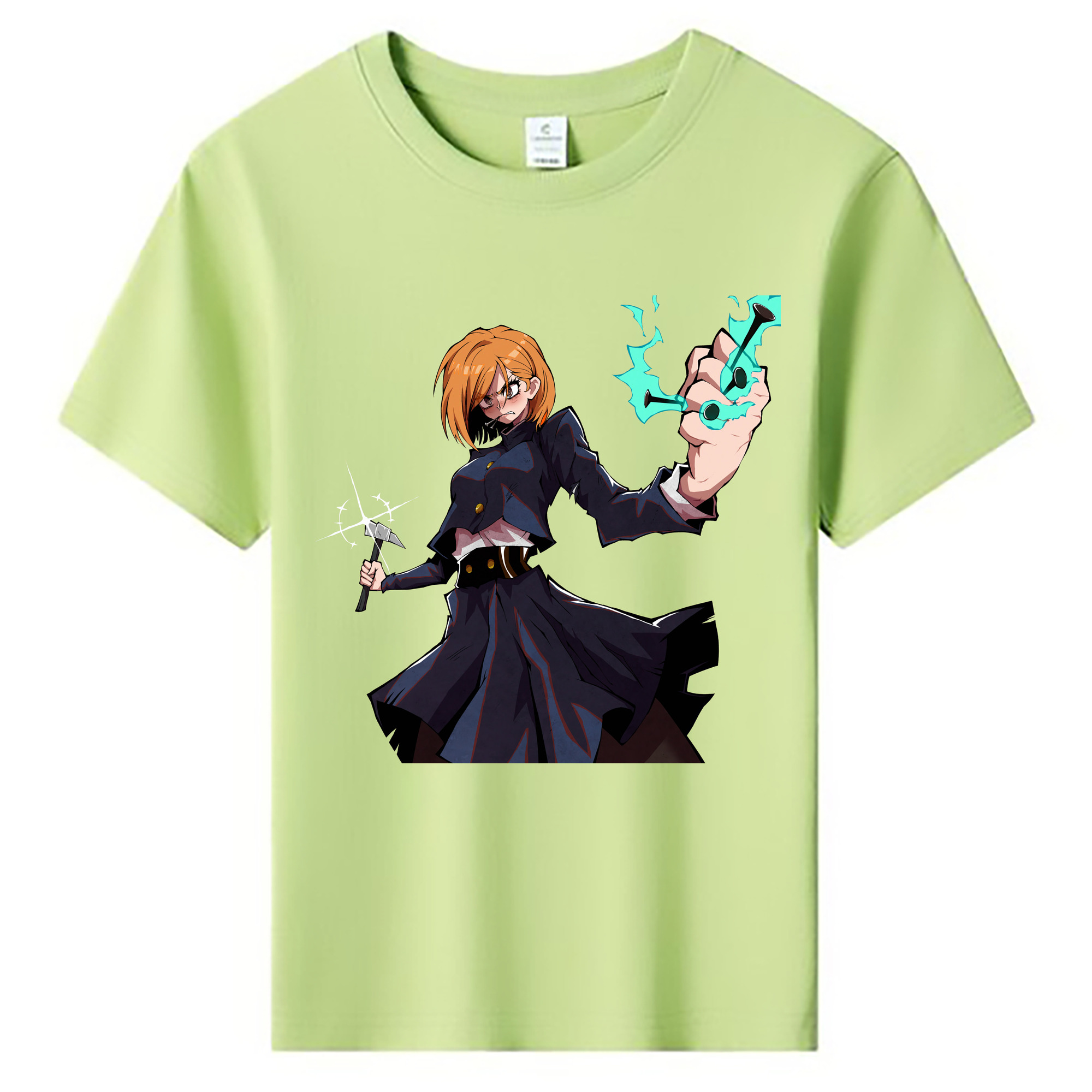 （画像用） 呪術廻戦 Jujutsu Kaisen 綿100％キッズTシャツ（フロントプリント）